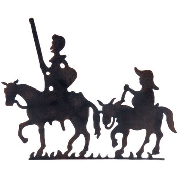 Casa Figuras decorativas Signes Grimalt Adorno Pared Don Quijote Negro