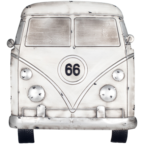 Casa Figuras decorativas Signes Grimalt Adorno Pared Van Route 66 Blanco