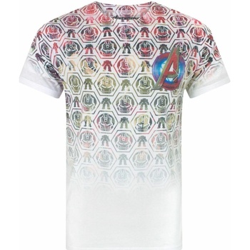 textil Hombre Camisetas manga larga Avengers NS8024 Blanco