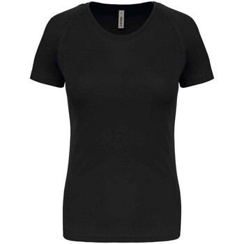 textil Mujer Camisetas manga larga Proact PC6776 Negro