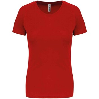 textil Mujer Camisetas manga larga Proact PC6776 Rojo