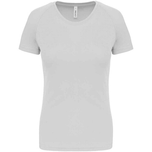 textil Mujer Camisetas manga larga Proact PC6776 Blanco