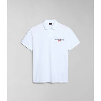 textil Hombre Tops y Camisetas Napapijri E-AYLMER NP0A4HTN-002 BRIGHT WHITE Blanco