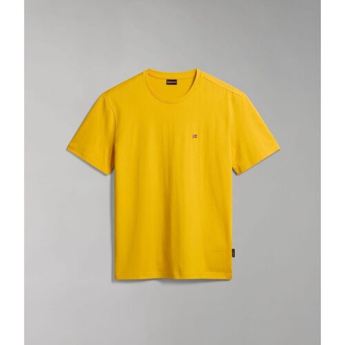 textil Hombre Tops y Camisetas Napapijri SALIS SS SUM NP0A4H8D-Y1I YELLOW SUNNY Amarillo
