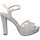 Zapatos Mujer Sandalias Menbur 23643 Plata