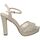 Zapatos Mujer Sandalias Menbur 23685 Oro