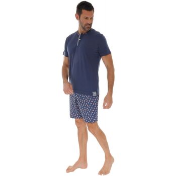 textil Hombre Pijama Pilus FLORAN Azul