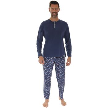 textil Hombre Pijama Pilus FLORAN Azul