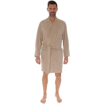 textil Hombre Pijama Pilus FELICIEN Marrón