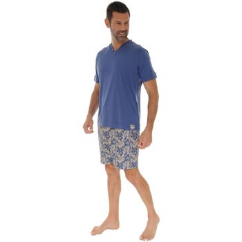 textil Hombre Pijama Pilus FLAVIO Azul