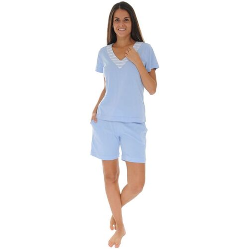 textil Mujer Pijama Pilus ELISA Azul