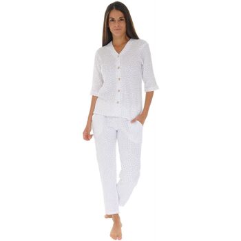 textil Mujer Pijama Pilus ELEONORE Blanco