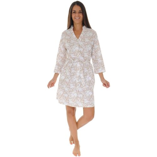 textil Mujer Pijama Pilus ELLORIE Marrón