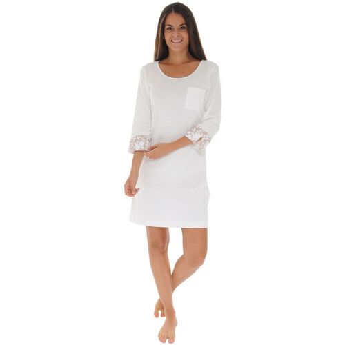 textil Mujer Pijama Pilus ELLORIE Blanco