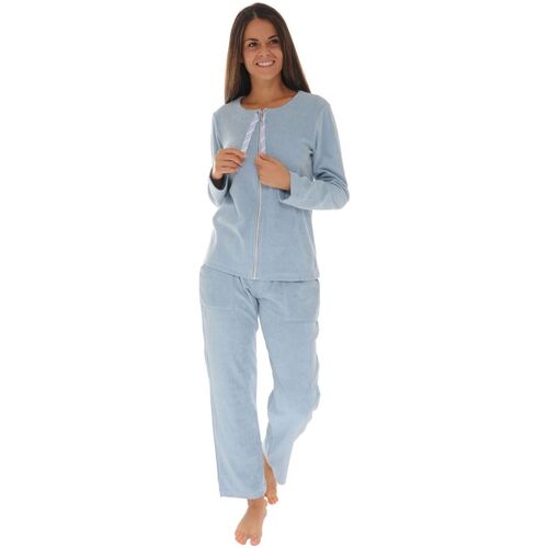 textil Mujer Pijama Pilus ELINE Azul