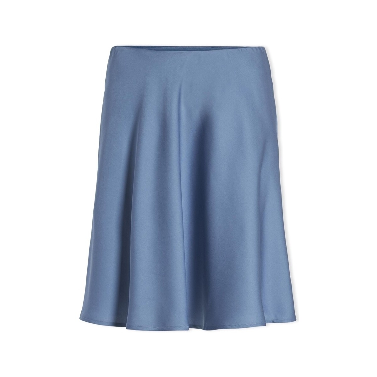textil Mujer Faldas Vila Ellette Skirt - Coronet Blue Azul