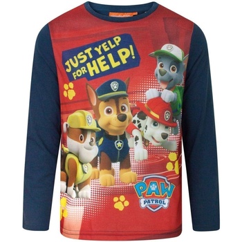textil Niño Camisetas manga larga Paw Patrol Yelp For Help Rojo
