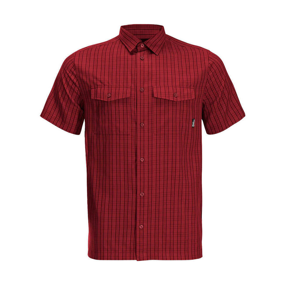 textil Hombre Camisas manga larga Jack Wolfskin THOMPSON SHIRT MEN Rojo