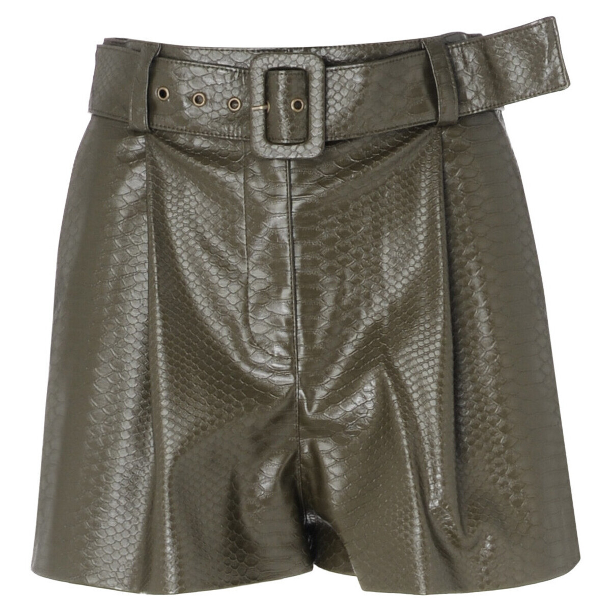 textil Mujer Shorts / Bermudas Twin Set Pantalones cortos  verde militar Verde