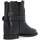 Zapatos Mujer Low boots Via Roma 15 Botín  en piel negra con candado Otros