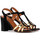 Zapatos Mujer Sandalias Chie Mihara Sandalia de tacón  Babi negro y dorado Otros
