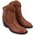 Zapatos Mujer Low boots Via Roma 15 Botín tejano  en piel marrón Otros