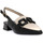 Zapatos Mujer Bailarinas-manoletinas Hispanitas 002 BLACK SOHO Negro