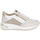 Zapatos Mujer Deportivas Moda Keys WHITE GOLD Blanco