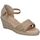 Zapatos Mujer Sandalias MTNG 59546 Beige