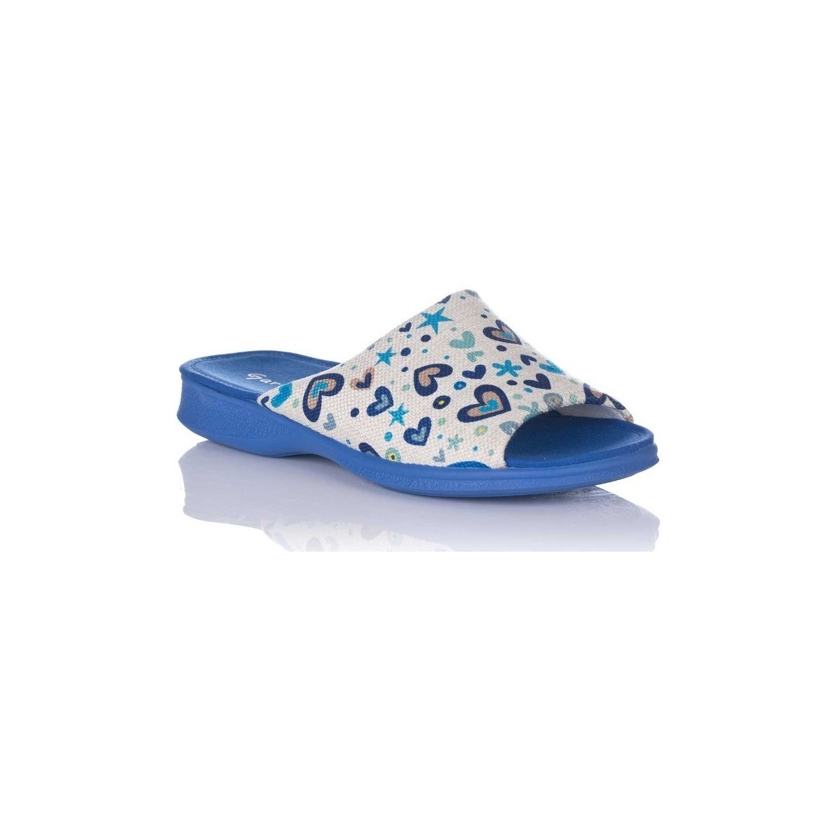 Zapatos Mujer Pantuflas Garzon 2530.186 Azul