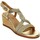 Zapatos Mujer Sandalias Regarde Le Ciel MADISON 7219 COPPER Oro