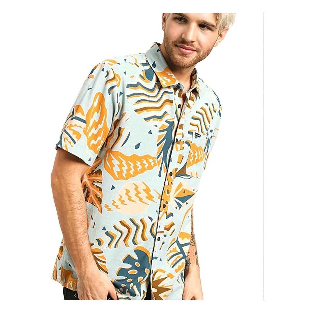 textil Hombre Camisas manga larga Volcom Camisa -Scrap 421901 Otros