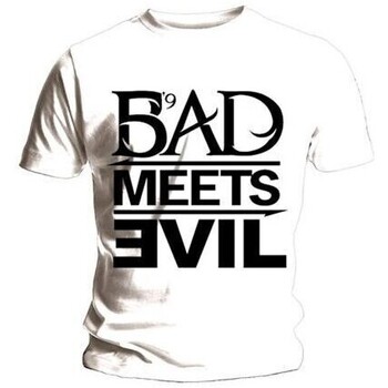 textil Camisetas manga larga Eminem Bad Meets Evil Blanco