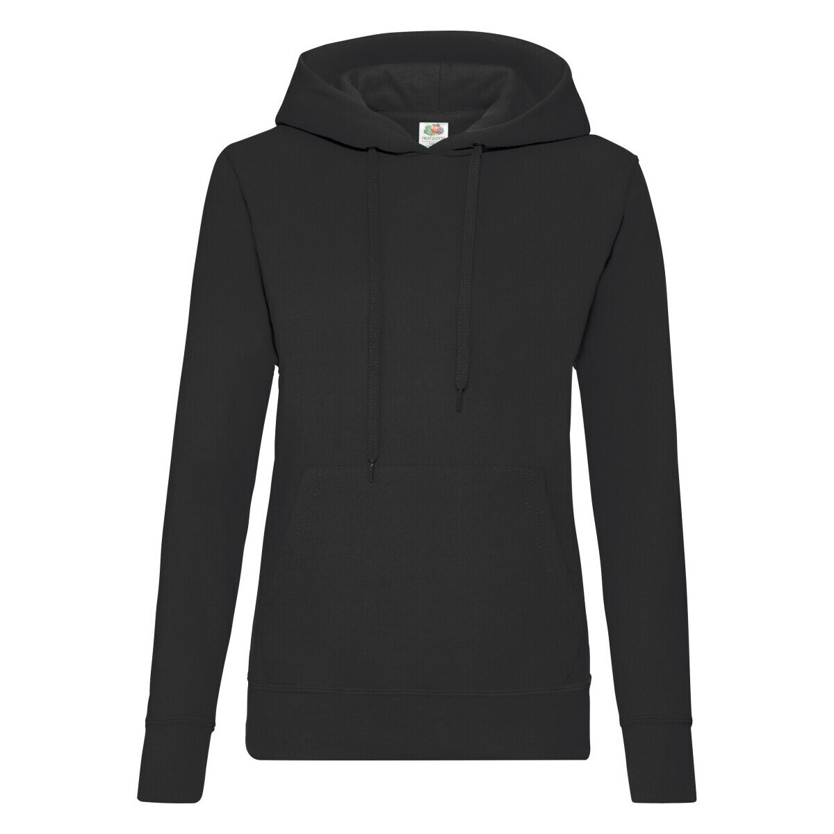 textil Mujer Sudaderas Fruit Of The Loom Classic 80/20 Negro