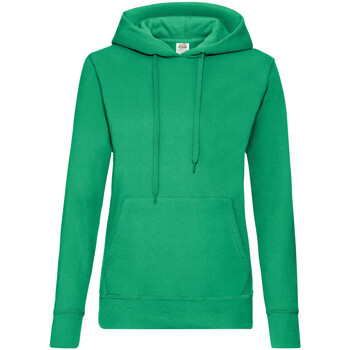 textil Mujer Sudaderas Fruit Of The Loom Classic 80/20 Verde