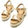 Zapatos Mujer Sandalias MTNG Sandalias Mujer LENOX 53305 Oro