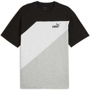 textil Hombre Camisetas manga corta Puma 678929-01 Gris