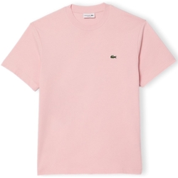 textil Hombre Tops y Camisetas Lacoste Classic Fit T-Shirt - Rose Rosa