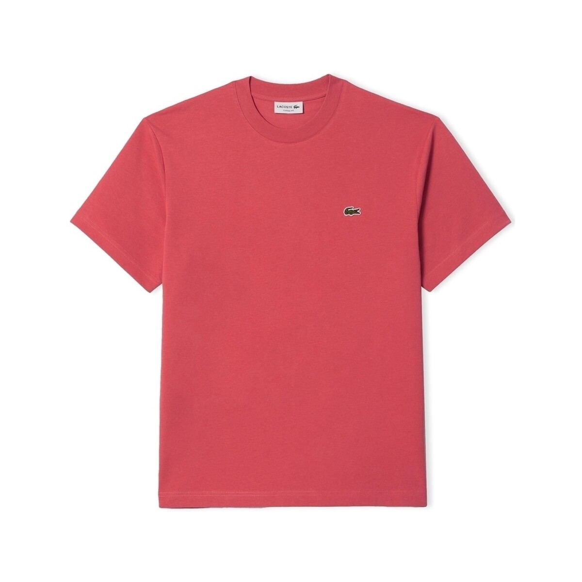 textil Hombre Tops y Camisetas Lacoste Classic Fit T-Shirt - Rose ZV9 Rosa