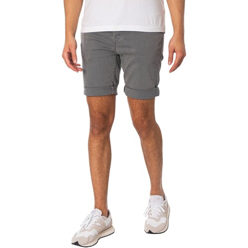 textil Hombre Shorts / Bermudas Replay Shorts De Mezclilla Tapered Gris