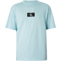 textil Hombre Pijama Calvin Klein Jeans Camiseta De Salón Con Logo De Caja Azul