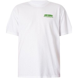 textil Hombre Camisetas manga corta Edwin Camiseta De Servicios De Jardinería Blanco