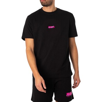 textil Hombre Camisetas manga corta BOSS Camiseta Gráfica Dindion Negro