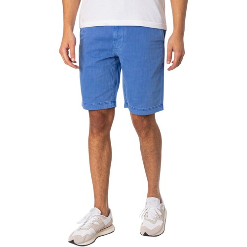 textil Hombre Shorts / Bermudas Superdry Pantalones Cortos Internacionales Vintage Azul