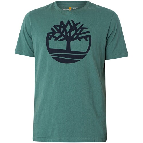 textil Hombre Camisetas manga corta Timberland Camiseta Con Logo De Árbol Verde