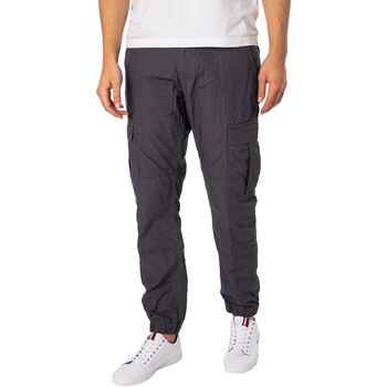 Tommy Jeans Pantalones Cargo Relajados Ethan Negro