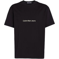 textil Hombre Polos manga larga Calvin Klein Jeans J30J325492 Negro
