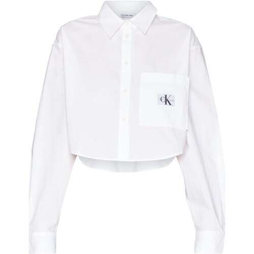 textil Mujer Camisas Calvin Klein Jeans J20J222614 Blanco