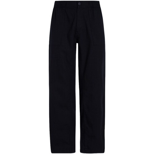 textil Hombre Pantalones con 5 bolsillos Calvin Klein Jeans J30J325126 Negro