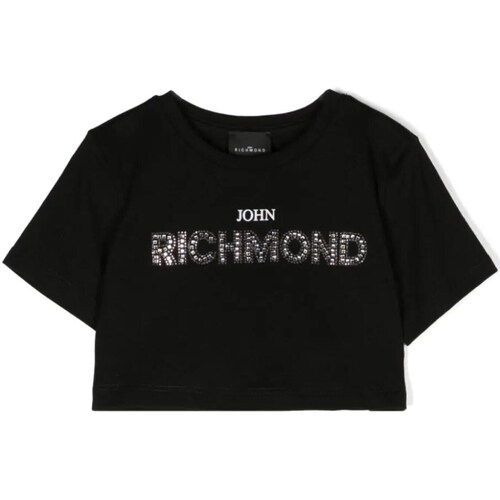 textil Niña Camisetas manga corta John Richmond RGP24145TS Negro